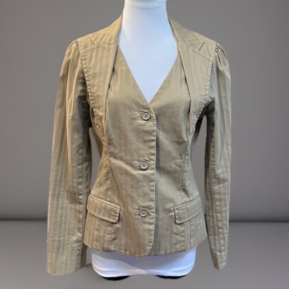 Tux Cargo Kick Slit Blazer Jacket S/M